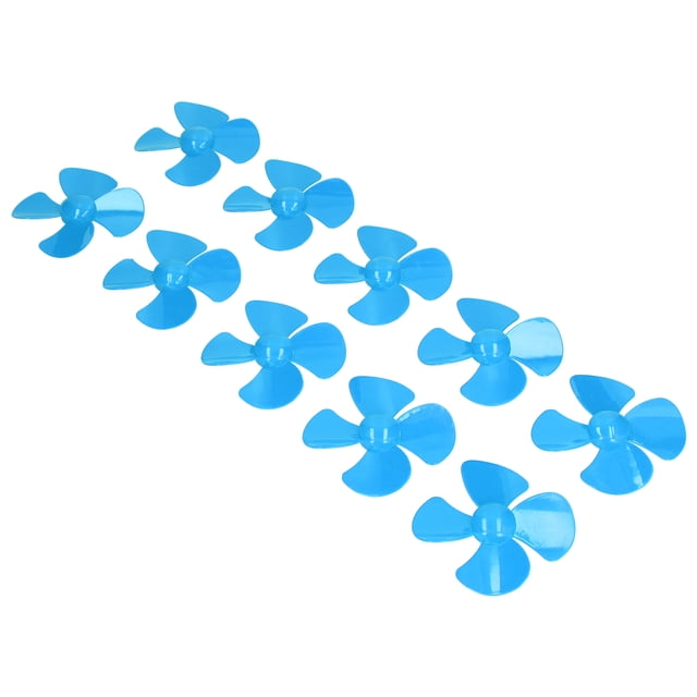 2mm Diameter Strong Wind 40mm 4 Blades Propeller for DIY Toy Car, Materials with Many Colors
