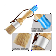 thumbnail image 2 of 3 PCS Chalk And Wax Paint Brushes Oval Brush for Acrylic Painting Bristle Stencil Wood Furniture Home Decor, 2 of 7