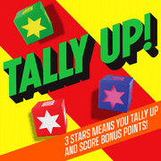 Tally Up! Fast-Paced Push Your Luck Dice Game, Family and Party Game for Kids and Adults, 2–10 Players, Ages 8+ (Walmart Exclusive)