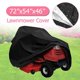 thumbnail image 1 of Cubierta protectora para capó de Tractor de césped con lona para cortacésped, cubierta protectora negra 183*137*117Nota: Todos los datos se miden manualmente, permita un error de 1-3cm, debido, 1 of 2