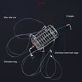 thumbnail image 3 of 8 Loops Crab Trap, Crab Snares Reusable Cylindrical  for Blue Crabs for Outdoor Use 2PCS, 3 of 7