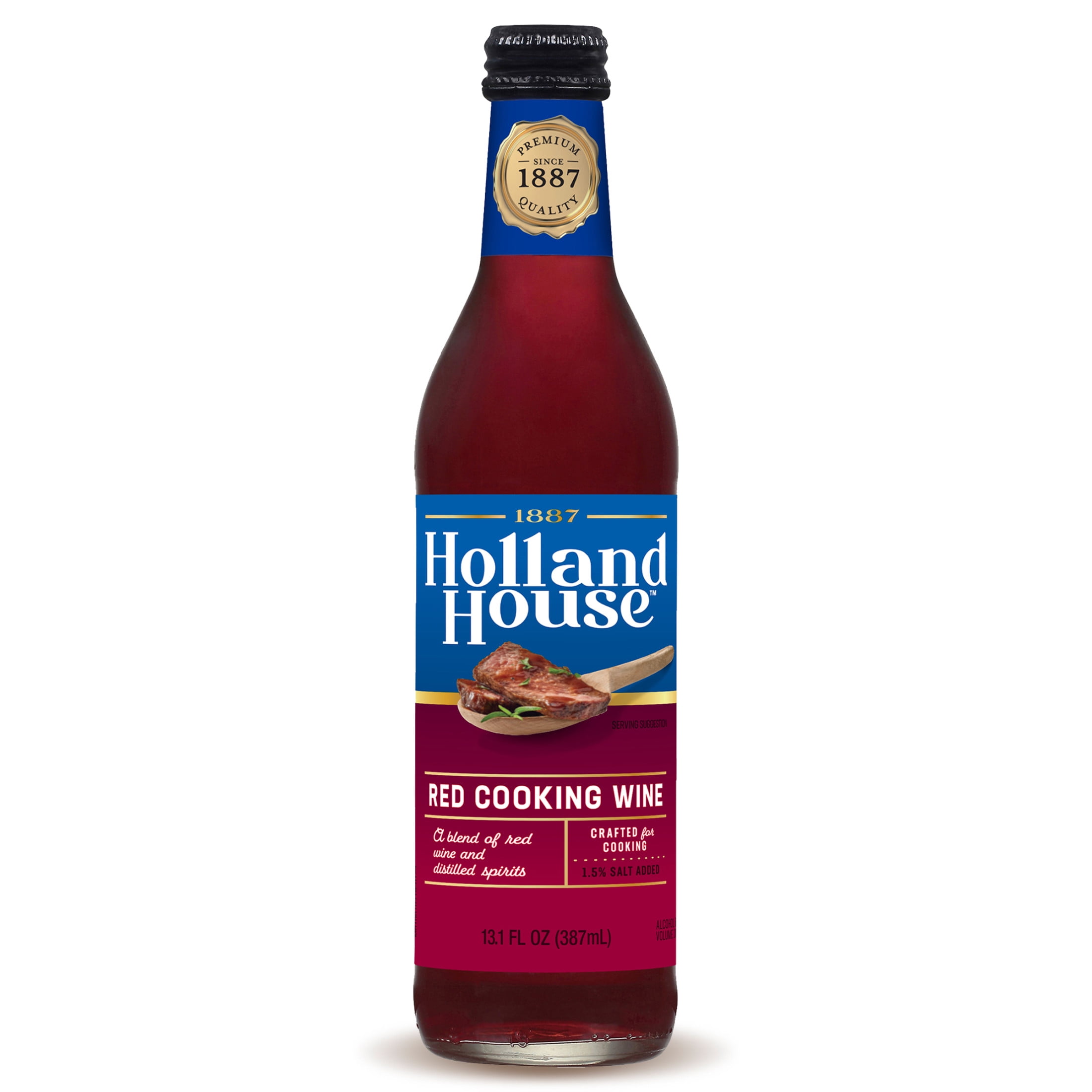 (6 pack) Holland House Red Cooking Wine, 13 fl oz, 13.0 Servings per Container