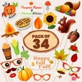 thumbnail image 2 of KatchOn, Happy Fall Photo Booth Props - Pack of 34 | Fall Photo Props | Fall Festival Photo Props | Thanksgiving Photo Booth Props, Harvest Photo Booth Props | Fall Picture Props for Fall Decorations, 2 of 5