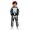 Black, variant on Shadoumai Halloween Outfits for Girls Printed Pattern Long Sleeve Sport Pullover Sweatshirt Tracksuit Jogger Sweatpants Fall Toddlers Girls Clothing