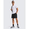 thumbnail image 3 of Bermudas de golf para hombre CRZ YOGA 23 cm elásticas y ligeras negras, 3 of 6