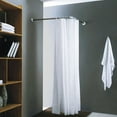 thumbnail image 2 of Wall Mounted Corner Shower Curtain Rod 35.4 - 35.4 Inches Stainless Steel, 2 of 5