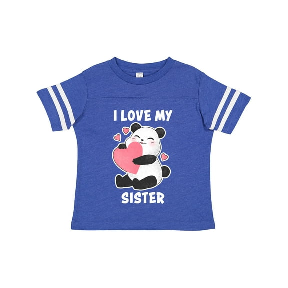Inktastic I Love My Sister with Panda Illustration Boys or Girls Toddler T-Shirt
