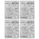 thumbnail image 1 of 4 Uds. Sellos transparentes, plantillas transparentes decorativas de forma única para manualidades de álbumes de recortes DIY, 1 of 8