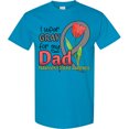 thumbnail image 3 of Inktastic I Wear Gray for My Dad Parkinsons Disease Awareness with Tulip T-Shirt, 3 of 5