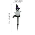 thumbnail image 3 of Nrmvnmi Jack-O-Lantern Solar Halloween Decorations,Solar Landscape Pathway Lights,Halloween Pumpkin Stakes Lights,Outdoor Halloween Lights Decor for Yard,Patio,Porch, 3 of 9