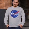 thumbnail image 4 of NASA Meatball Logo Long Sleeve T-shirt Iconic American Astronaut Space Souvenir, 4 of 7