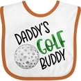 thumbnail image 3 of Inktastic Daddy's Golf Buddy with Golf Ball Boys or Girls Baby Bib, 3 of 4