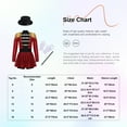 thumbnail image 7 of iiniim Kids Girls Circus Ringmaster Jumpsuit Shiny Sequins Performance Leotard Dress Magician Outfits Red 10, 7 of 7