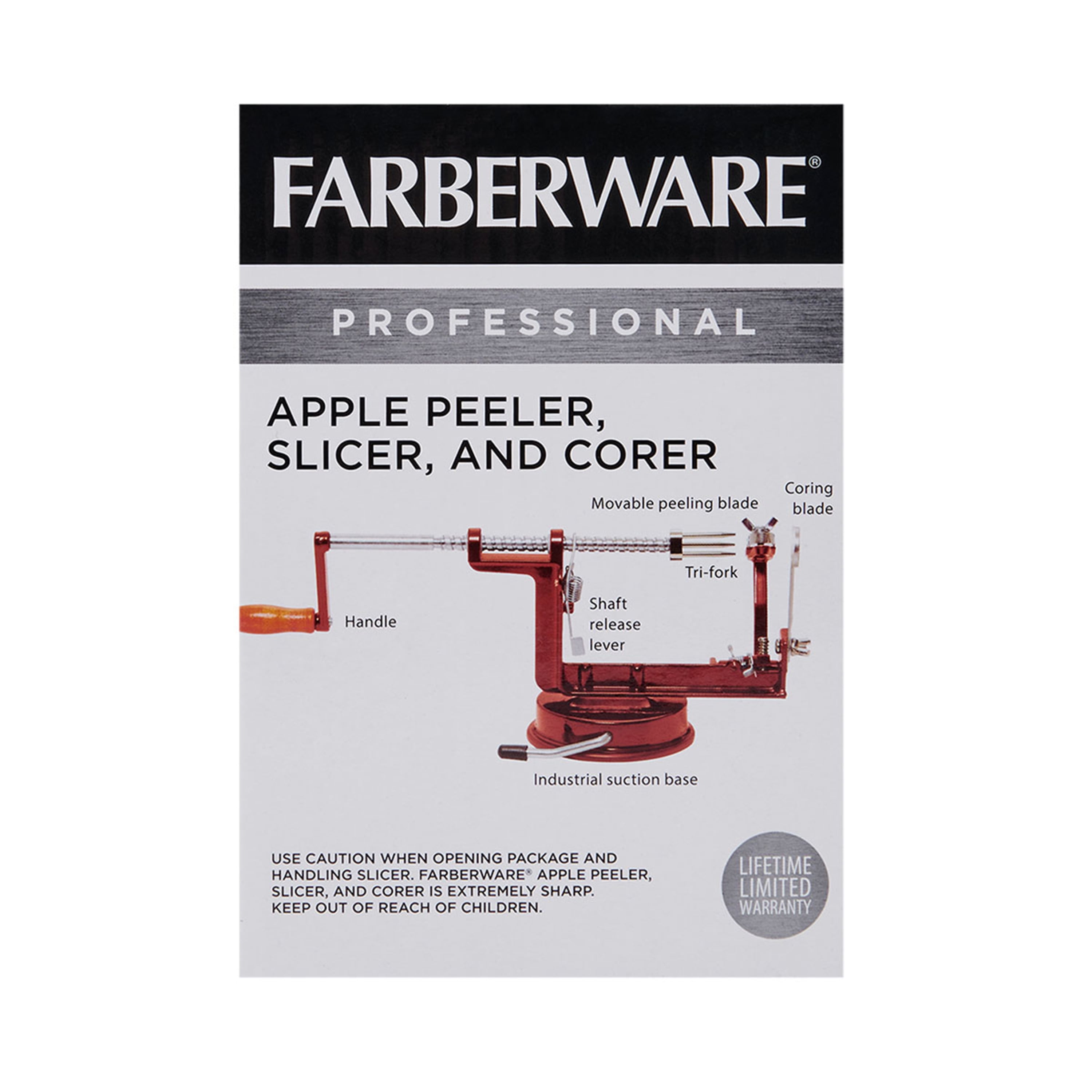 Farberware Classic Soft Touch Swivel Peeler (Red)