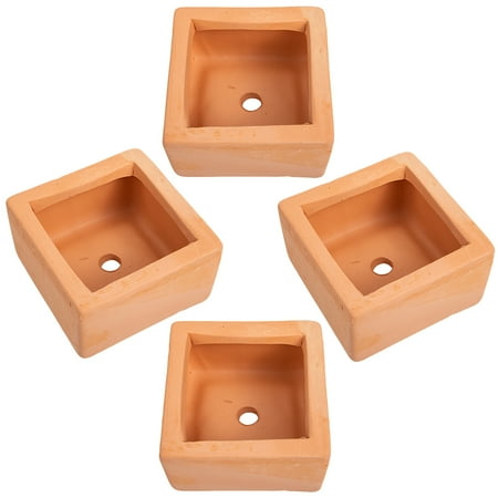 4 Pcs Indoor Plant Pots Mini Plant Pots Pots for Plants Flower Pots Outdoor Plant Pots Indoor