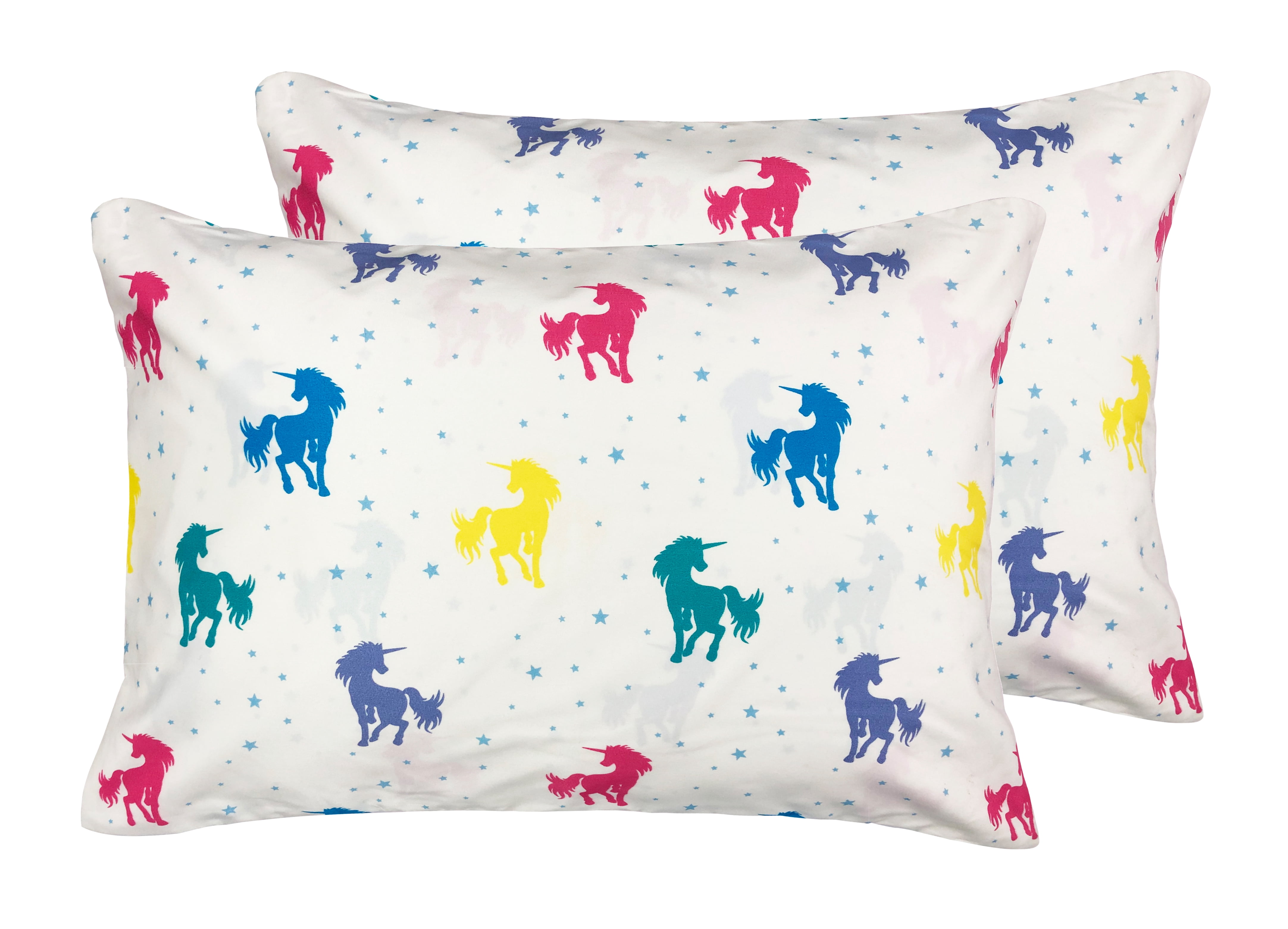 Rainbow Unicorn Pillowcase Pair Standard
