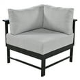 thumbnail image 5 of 4 Piece Patio Furniture Set, U-Shaped Multi-Person Outdoor Patio Sectional Sofa Set with Pillows and Cushions, 6- Seat Patio Conversation Furniture Set for Garden Backyard Balcony, 5 of 9