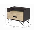 thumbnail image 5 of HomeStock Victorian Elegance Accent Table in Oak & Black Finish, 5 of 6