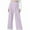 Light Purple, variant on Womens Wide Leg Dress Pants Elastic High Waist Pleated Suit Pants Casual Loose Work Pants Business Office Slacks with Pocket Black XS