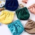 thumbnail image 4 of Vintage For Women Multifunctional Simple Small Velvet Travel Toiletry Bag Storage Bag Women Cosmetic Bag Lipstick Case GREEN, 4 of 8