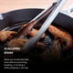 thumbnail image 3 of Pinzas KitchenAid de acero inoxidable con bordes festoneados de 18 cm, color plateado, 3 of 5