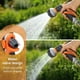 thumbnail image 4 of Hose Nozzle, Garden Hose Nozzle, Water Hose Nozzle with 8 Adjustable Watering Spray Patterns, High Pressure Spray Nozzle, 4 of 5