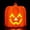 B, variant on SHJHENG Halloween Pumpkin LED Candle Light – Battery Operated Jack-O'-Lantern Decor, Safe Flameless Tealight for Party, Table, and Window Display