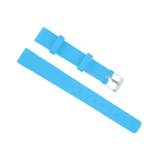 Suave Goma Reloj Correa 14mm Ancho, Rápida Liberación Reemplazo Silicona Reloj Correa, Cielo Azul