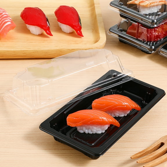 Baluue 100PCS Go Containers Made of Plastic for Food Storage and Takeout