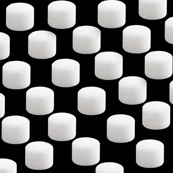 BlinkL Nebulizer Air Filter Sponge Round White Replacement for Compressor and Cool Mist Devices 50 Count