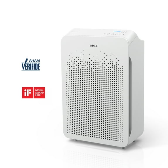 Restored Winix C545 Air Purifier with True HEPA and Carbon Filter for Smoke, Allergens, Odors (White, 1 Count)