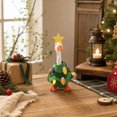 thumbnail image 5 of Liamobondopolis Desk Goose Christmas Tree Outfit with Star Topper and Colorful Lights, Magnetic Felt Goose Costume Fits 7 Inch Desktop Goose, Festive Holiday Decor for Home and Office, 5 of 7