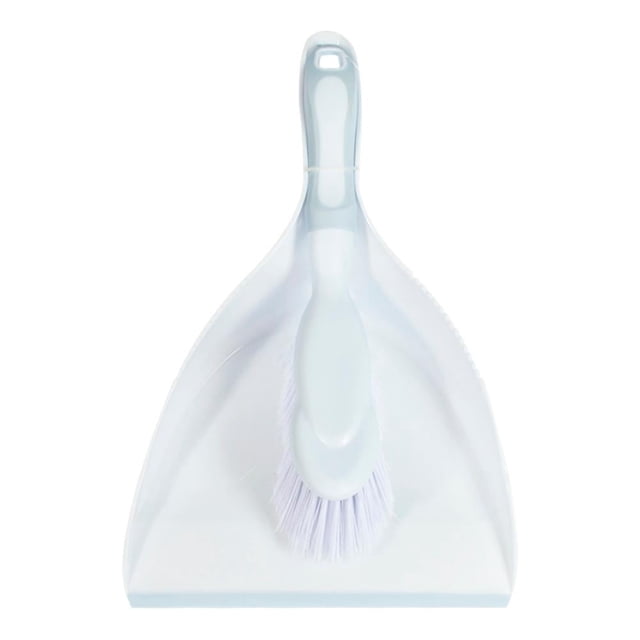 Recogedor de mano Great Value con cepillo blanco