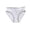 White, variant on CHUMUD Cotton Plus Size Underwear for Women Mid Low Waisted Full Coverage Stretch Briefs High Cut Ribbed Breathable Soft Solid Panties