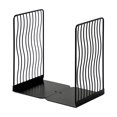 thumbnail image 1 of LCXmlly Sturdy Book Stand Simple Desktop Reading Book Holder Hollow Metal Book Clip Stand for Office Desktop Storage Student Learning 1 Pair, 1 of 8