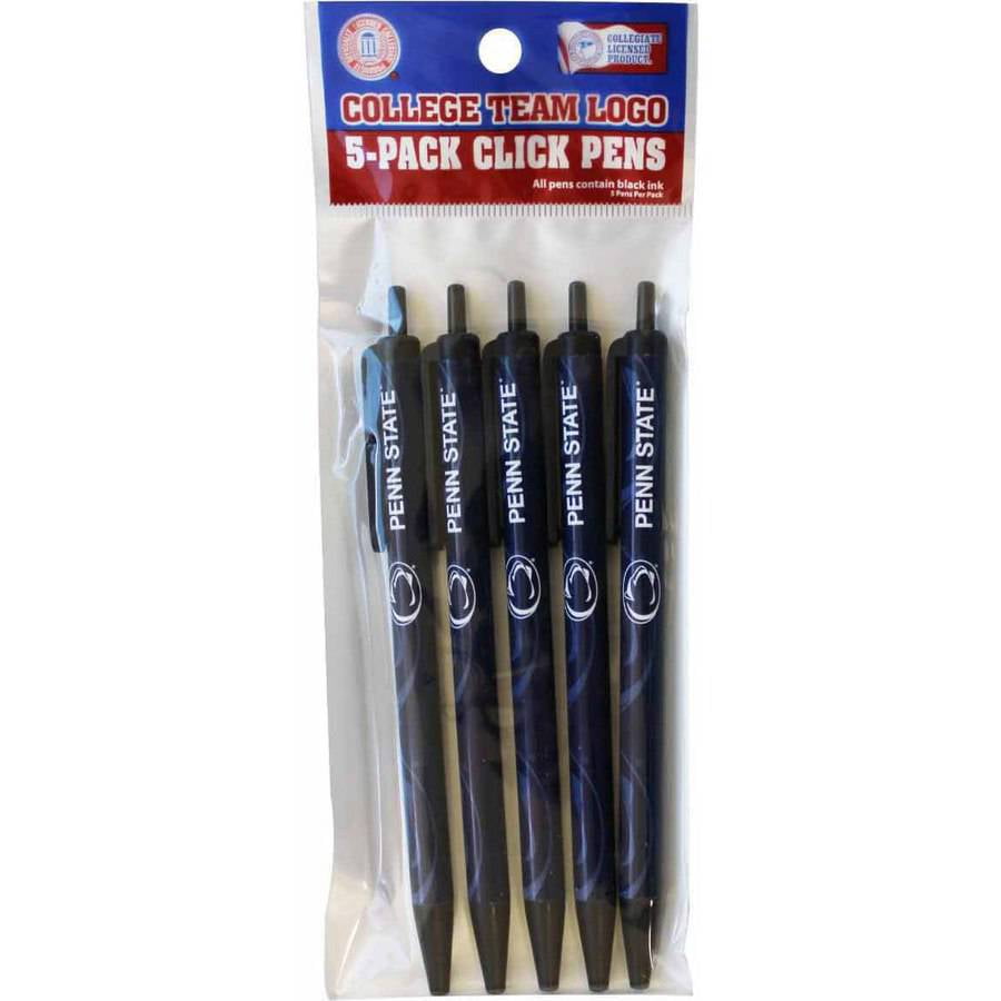NCAA Penn State Retractable Click Pens, 5Pack