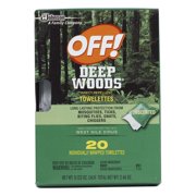 OFF! Deep Woods Towelettes 20 ct