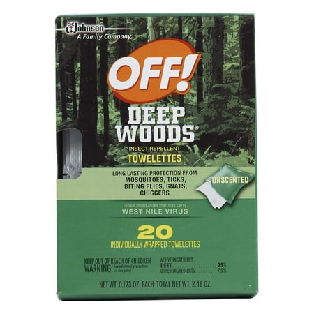 OFF! Deep Woods Towelettes 20 ct