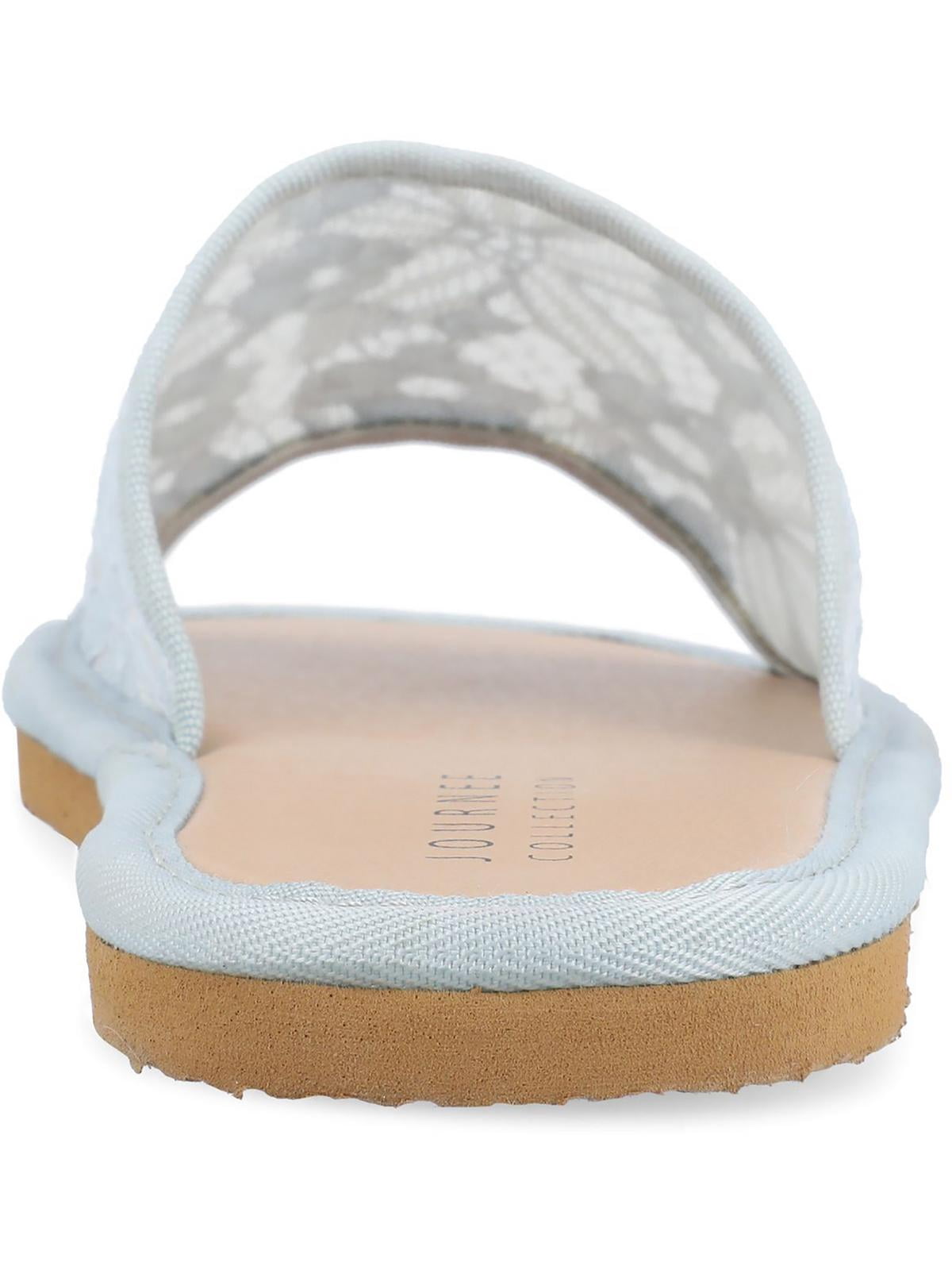 Journee Collection Womens Eniola Tru Comfort Foam Slide Flat Sandals