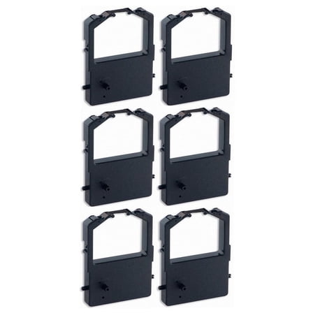 PrinterDash Compatible Replacement for ActionPrinter 3250/AP-3250/LQ-100 Black Printer Ribbons (6/PK) (S015032-US)