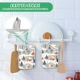 thumbnail image 4 of Yayeee Pot Holders Kitchen Heat Resistant with Pocket 7"x9.8" Cotton Oven Cooking Hot Pads, Cartoon Orange Houses, 4 of 7