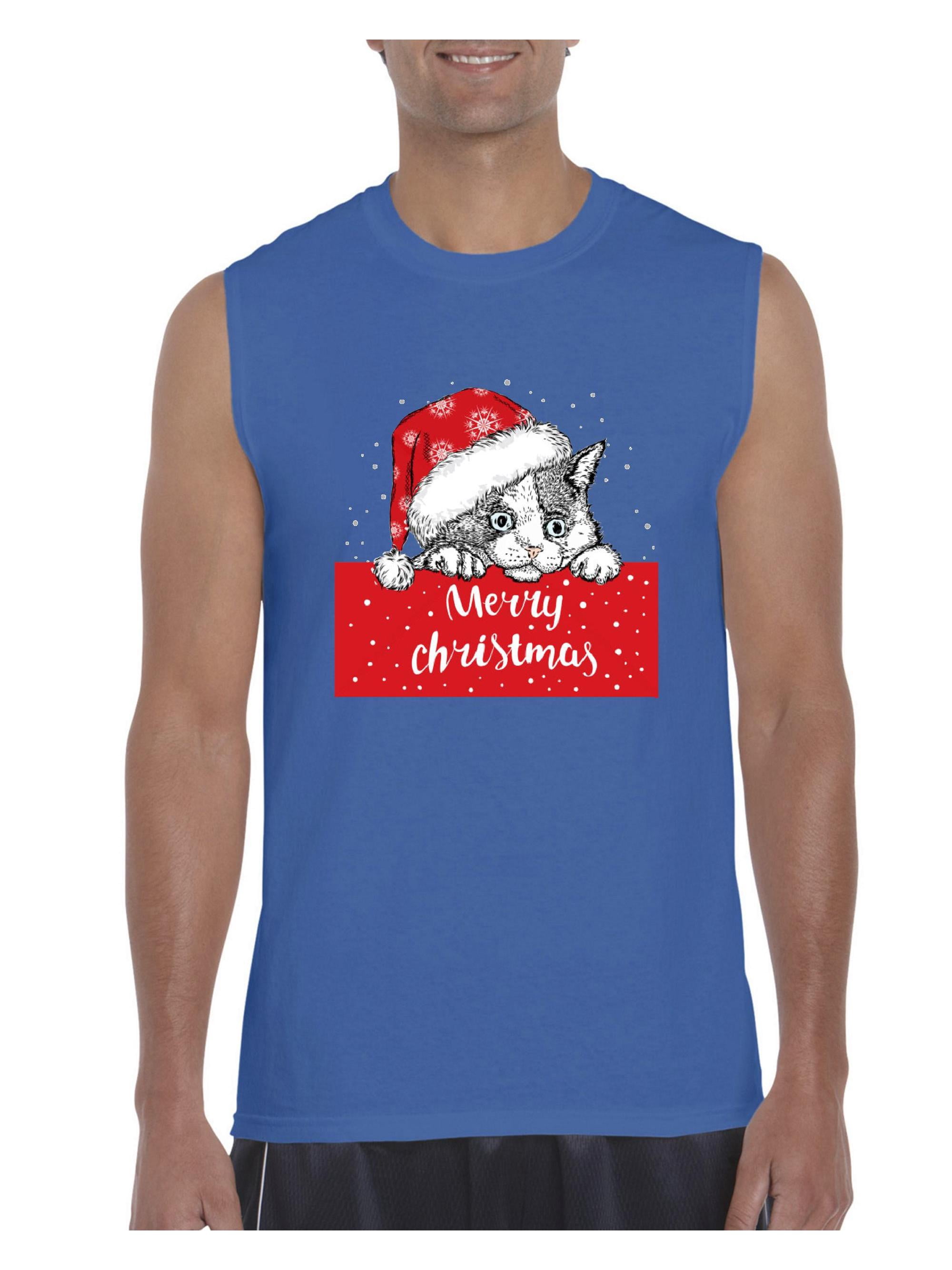 Christmas T-Shirt Merry Xmas Meow Ugly 