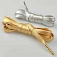 thumbnail image 4 of 2 Pairs Flat PU Leather Laces: Waterproof Shoelaces for Sneakers Boot  - 47 inch / 120 cm, 4 of 6