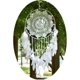 thumbnail image 1 of Atrapasueños bohemio grande, macramé de plumas blancas para colgar en la pared, decoraciones Vintage para el hogar, boda, círculo de 40cm y 115cm de largo, 1 of 5