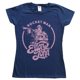 thumbnail image 1 of Elton John - Camiseta Rocket Man Imagen en Círculo para Mujer (Azul Marino), 1 of 2