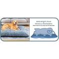 thumbnail image 7 of Baxluxe Pet bed, soft faux fur fabric dog pad, high-density foam, comfortable and soft, washable dog bed, suitable for medium to large dogs, 36.42"x25.79", gray (Large), 7 of 7