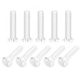 thumbnail image 1 of Unique Bargains M5x25mm Plastic Phillips Machine Screws, PC Flat Head Machine Bolts 25 Pack, 1 of 4