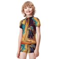thumbnail image 2 of Undertale Boys 2-Piece Swimsuit Set, Short Sleeve Rash Guard & Swim Trunks, 2 of 7