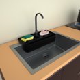 thumbnail image 3 of Soporte para Esponja para Fregadero Fregadero de Cocina de Silicona Soporte para Desagüe Cesta de Secado para Fregadero Cepillo para Platos Estante para Esponja Organizador ANGGREK  Otros, 3 of 8