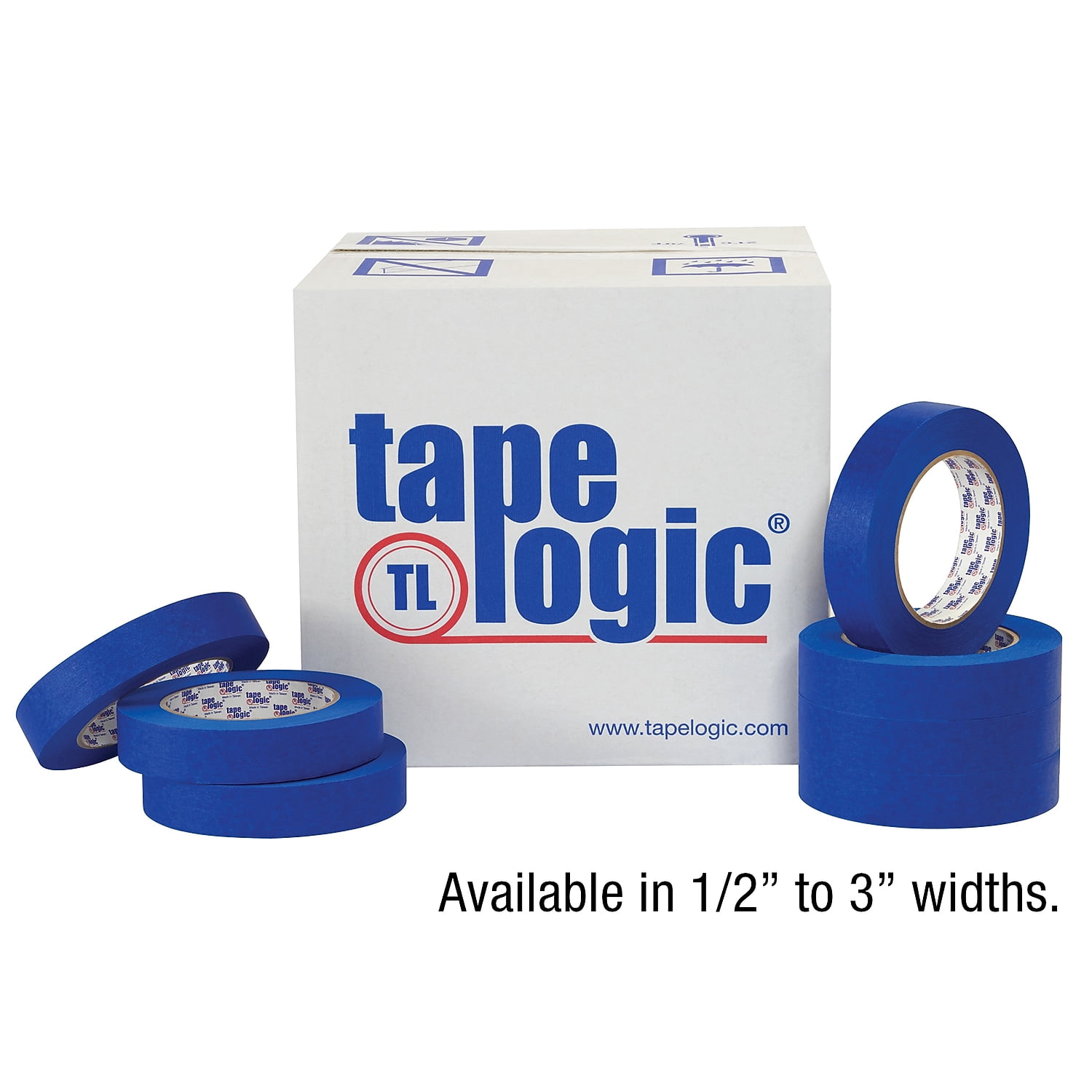 Tape Logic 3000 Painter's Tape 5.2 Mil 3/4" x 60 yds. Blue 48/Case T9343000